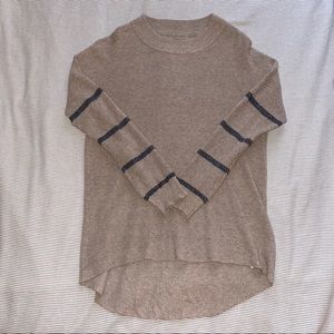 High-low sweater
